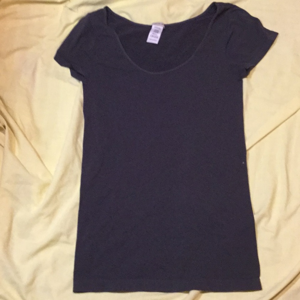 Nikibiki Plus Size Charcoal Cap Sleeve Tee